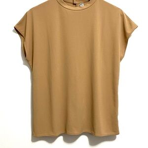 Elegant Tan Women's Top